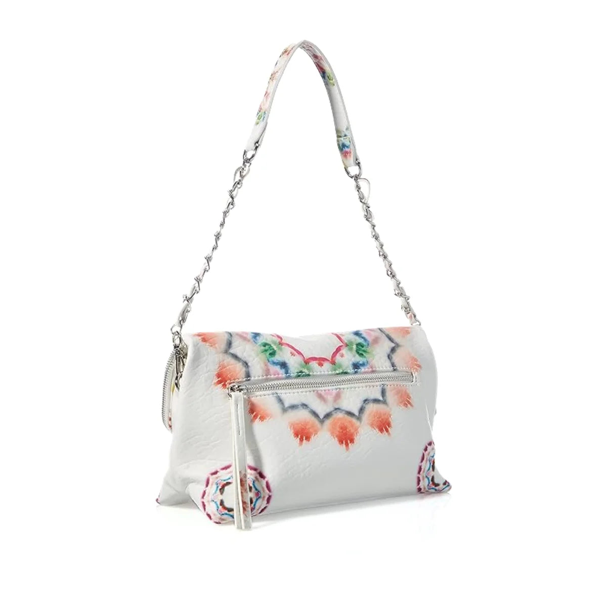 Desigual tie-dye mandalas shoulder bag Women - WHT - White