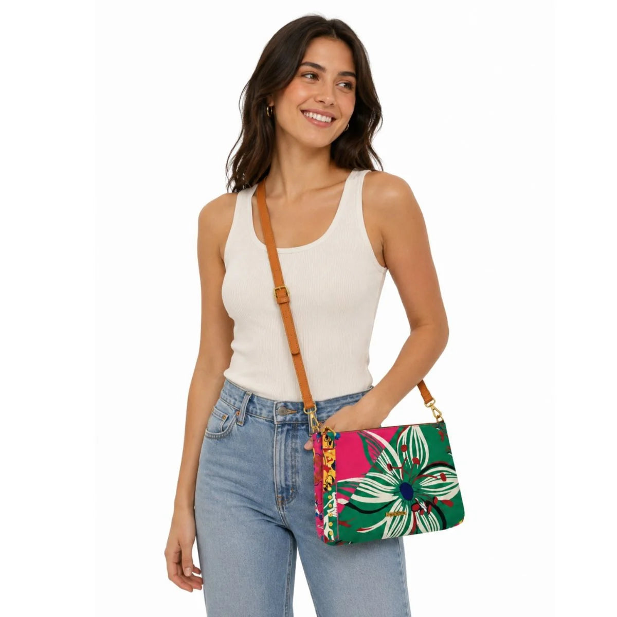Desigual Tropical clutch shoulder bag Women - MLT - Multi