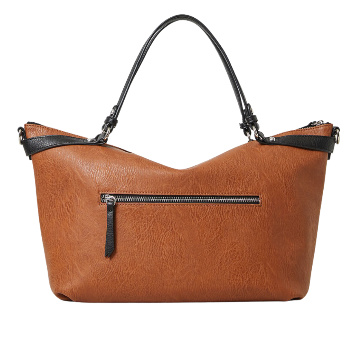 Desigual Women’s Hobo Handbag Half Libia Embossed-BRN