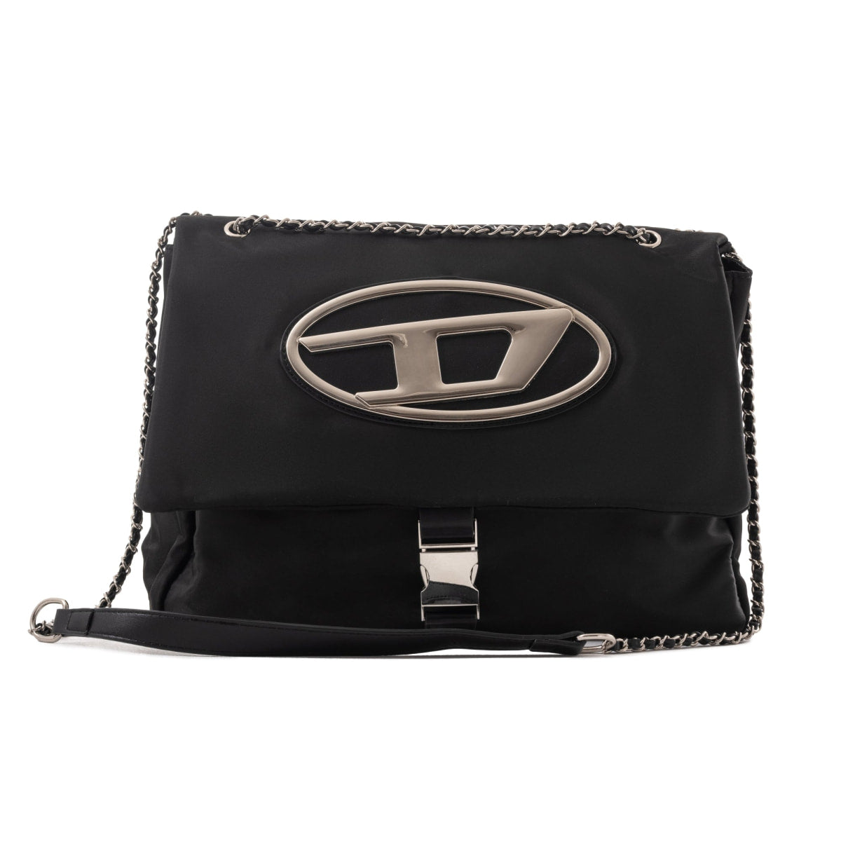 Diesel Nylon Shoulder Bag D-3005 for Women - BLK - Black