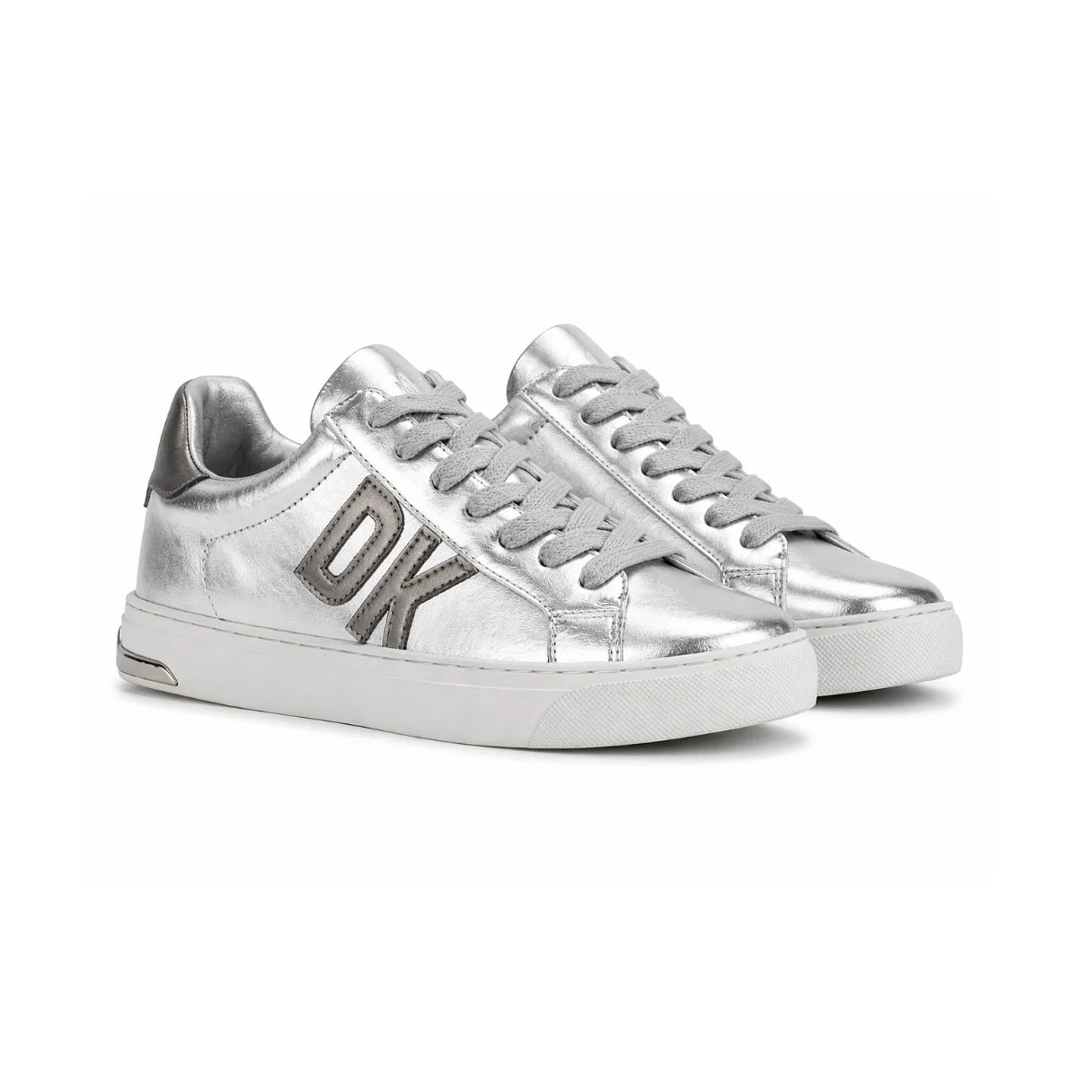 DKNY ABENI2 LACE UP Sneakers Women - MET - Metallic / 36
