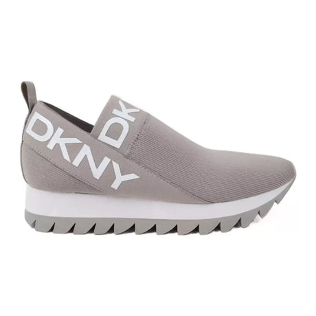 DKNY Ashton Logo Slip On Sneakers Women - GRY - 38 / Gray