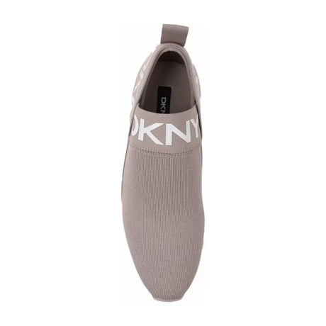 DKNY Ashton Logo Slip On Sneakers Women - GRY