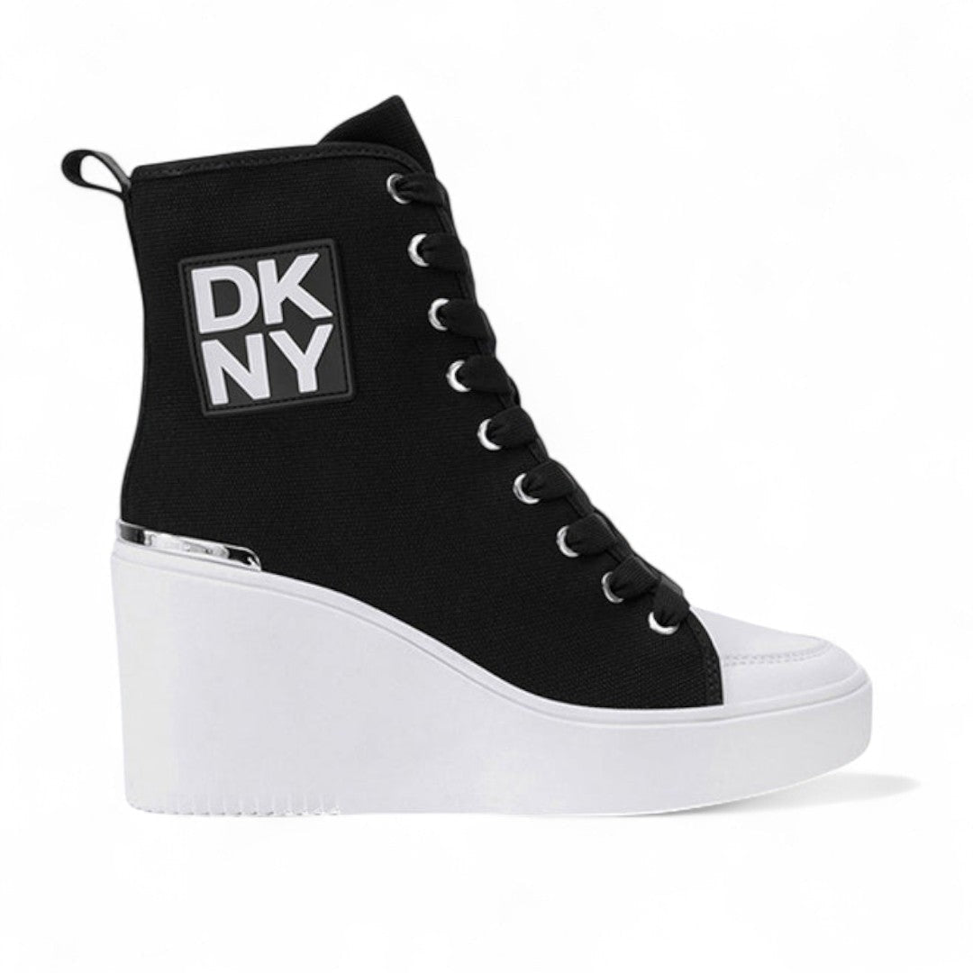 DKNY Bax Wedge Sneaker Women - BLK - Black / 36