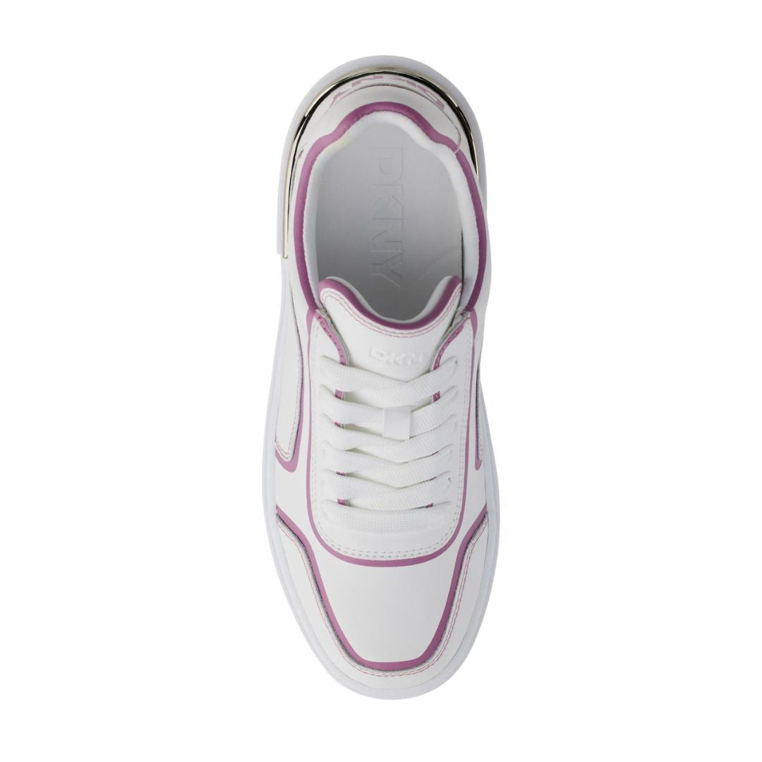DKNY Baylor Platform Sneaker Women - WHTPNK