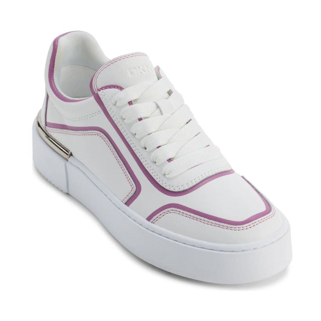DKNY Baylor Platform Sneaker Women - WHTPNK