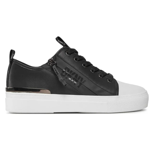 DKNY Chaney Lace Up Sneaker Women - BLK - 36 / Black