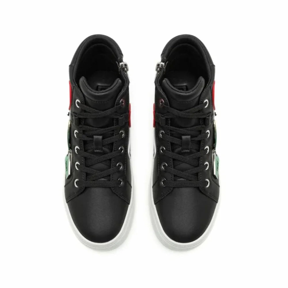 DKNY Coreen City Signs Lace Up Sneakers K1423000-BLK