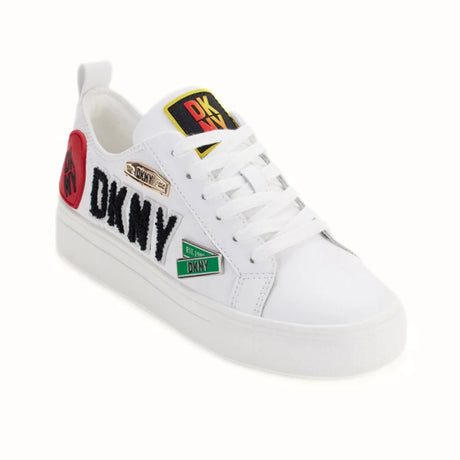 DKNY Coreen City Signs Lace Up Sneakers K1469449-BLK