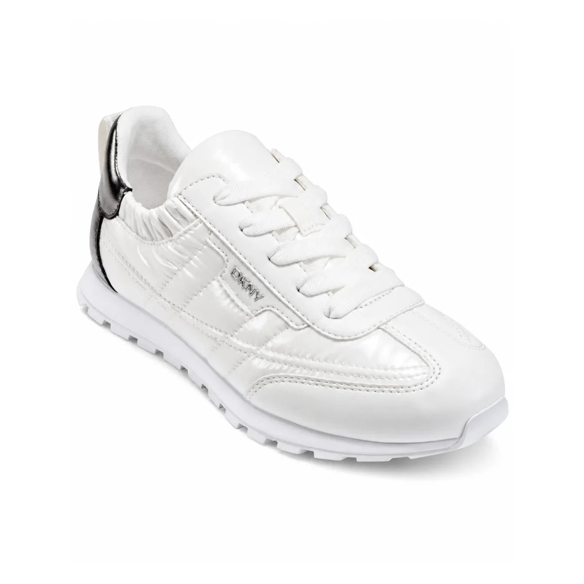 DKNY Fahn Sporty Lace Up Sneaker Women - WHT
