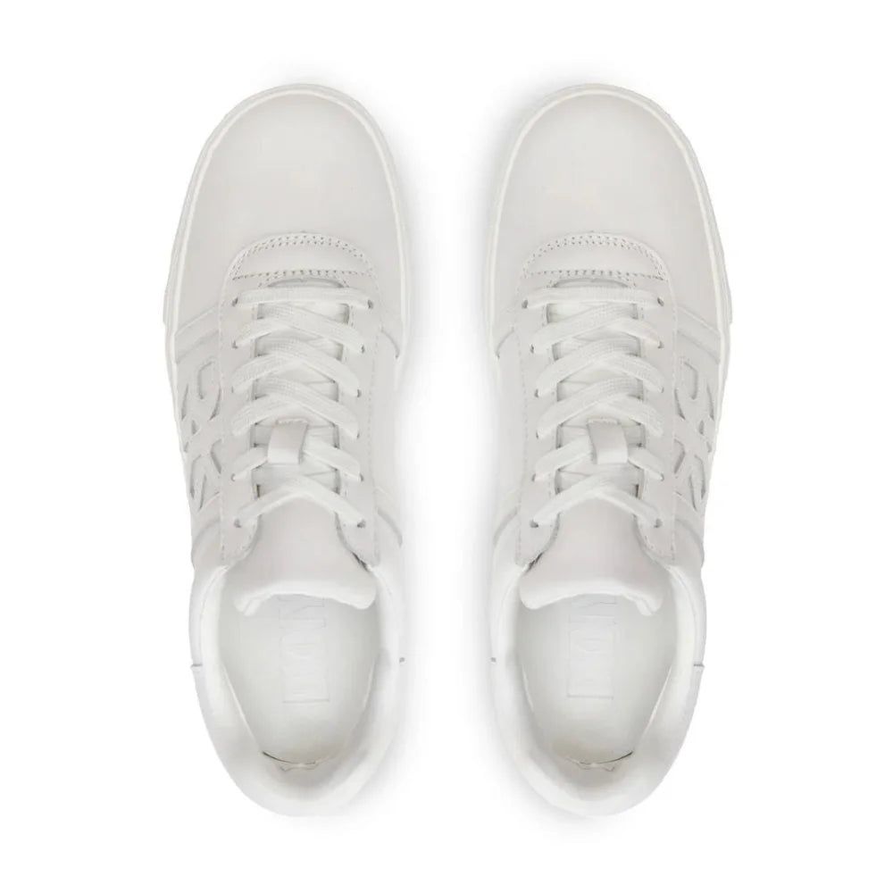 DKNY Jennifer Lace Up Sneaker Women - White