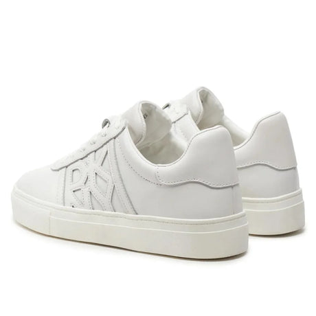 DKNY Jennifer Lace Up Sneaker Women - White