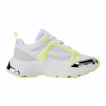 DKNY Juna Lace Up Sneaker Women - WHTYEL - 36 / White/ Yellow