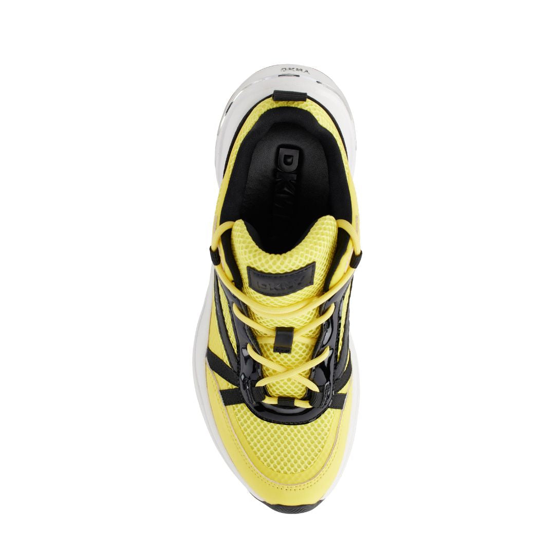 DKNY Juna Lace Up Sneaker Women - YELBLK