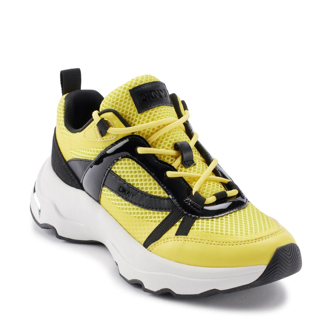 DKNY Juna Lace Up Sneaker Women - YELBLK