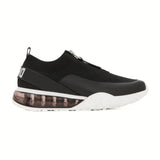 DKNY Kadia Zip-Up Sneaker - BLK - 38 / Black