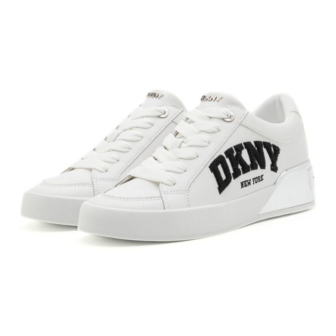 DKNY Maben Lace-Up Sneaker Women - WHT - White / 36