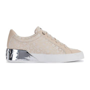 DKNY Maben Mono Lace-Up Sneaker Women - BEG - Beige / 36