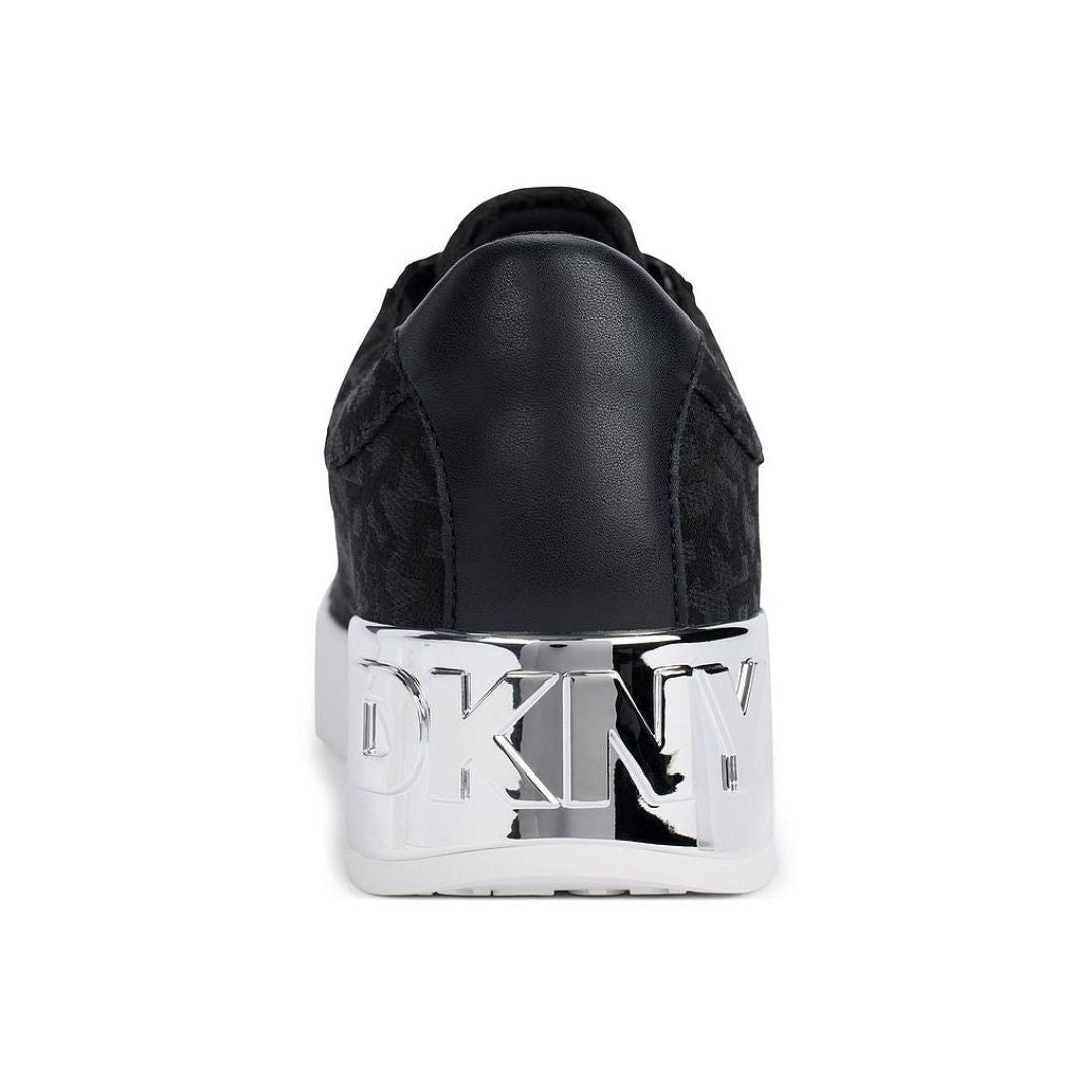 DKNY Maben Mono Lace-Up Sneaker Women - BLK