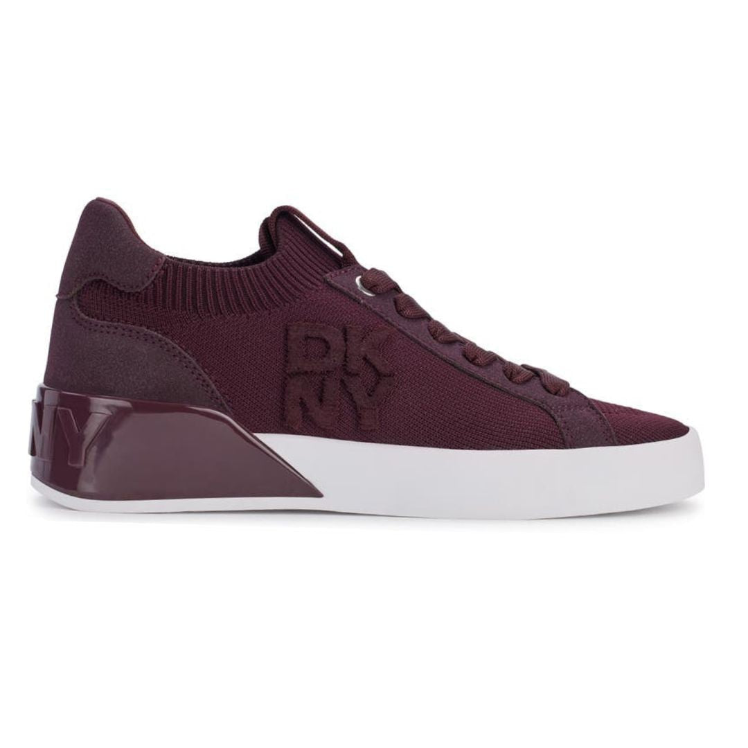 DKNY Mallory Knit Sneaker Women - MRN - Maroon / 36
