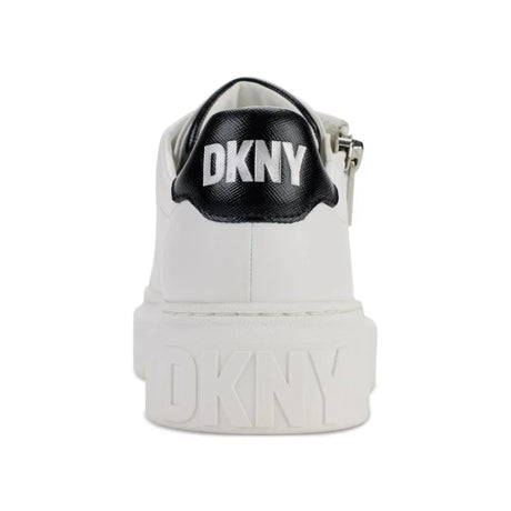 DKNY Matti Lace Up Sneaker Women - White