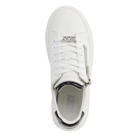 DKNY Matti Lace Up Sneaker Women - White