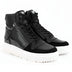 DKNY Mayzi Leather High Top Trainers Women - BLK - 36 / Black