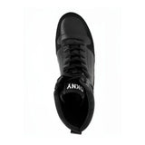 DKNY Mayzi Leather High Top Trainers Women - BLK - 36 / Black