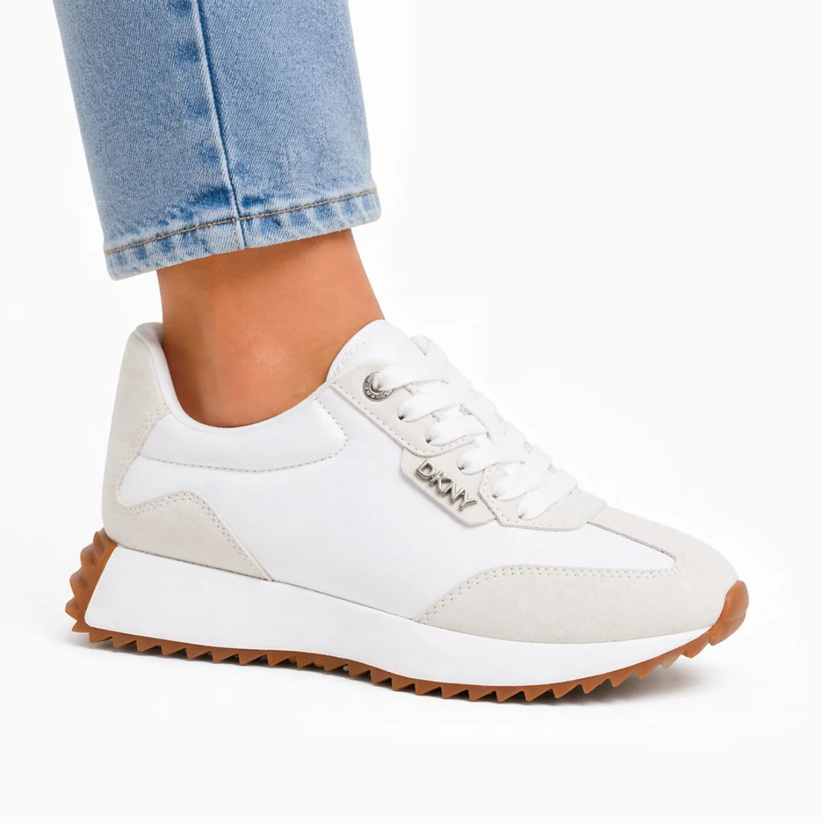 DKNY Naples lace-up Sneakers Women - WHT