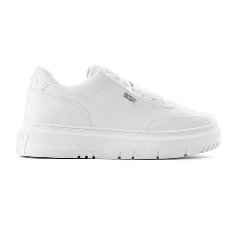 DKNY New York Leather Sneakers Women - WHT