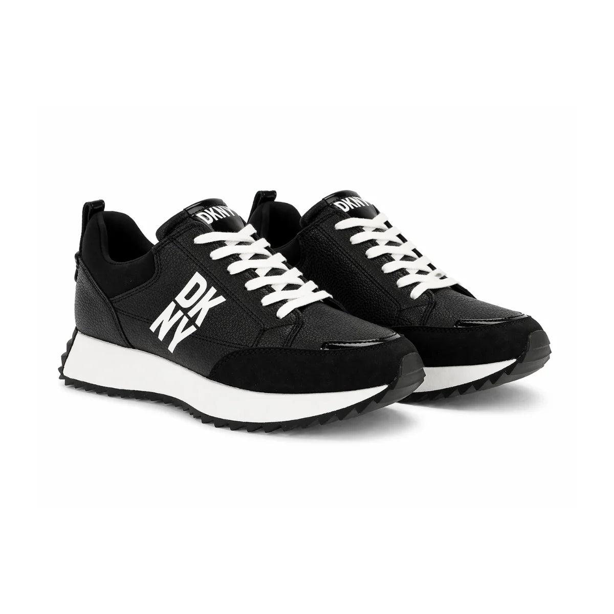 DKNY Nivens Lace Up Sneakers Women - BLK - Black / 35