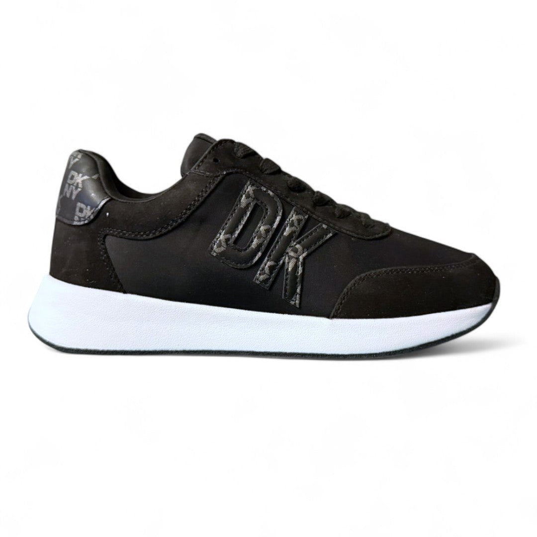 DKNY Oaks Logo Lace Up Sneakers Women - BLK - Black / 36