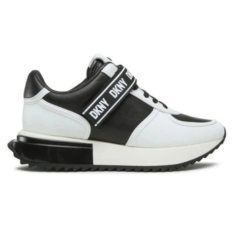 DKNY Pamm-Lace Up Sneaker Women - WHTBLK - 36 / White/ Black