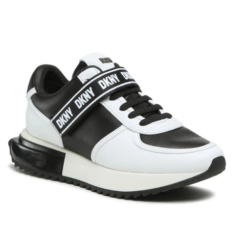 DKNY Pamm-Lace Up Sneaker Women - WHTBLK - 36 / White/ Black