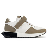 DKNY Pamm Lace Up Sneaker Women - WHTOLV - 36 / White/ Olive