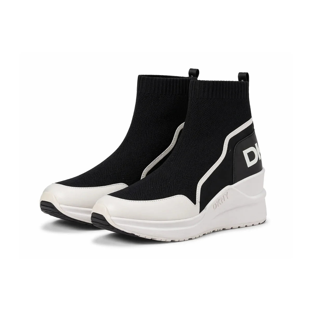 DKNY Permila Wedge Ankle SNEAKER Women - BLK - Black / 35