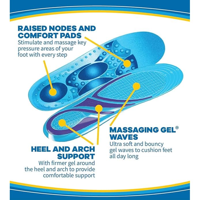 Dr. Scholl’s Comfort & Energy Stimulating Step Insoles with Massaging Gel® Women - 36-42 - Accessories