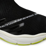 EMPORIO ARMANI Ankle Sock Sneakers Women X3Z061-BLK