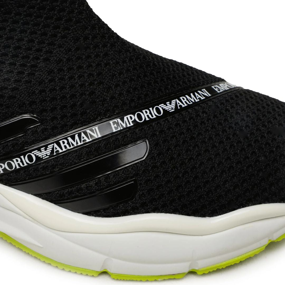 EMPORIO ARMANI Ankle Sock Sneakers Women X3Z061-BLK
