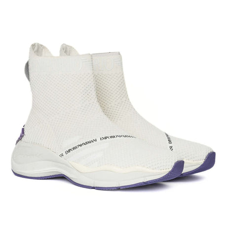 EMPORIO ARMANI Ankle Sock Sneakers Women X3Z061-WHT