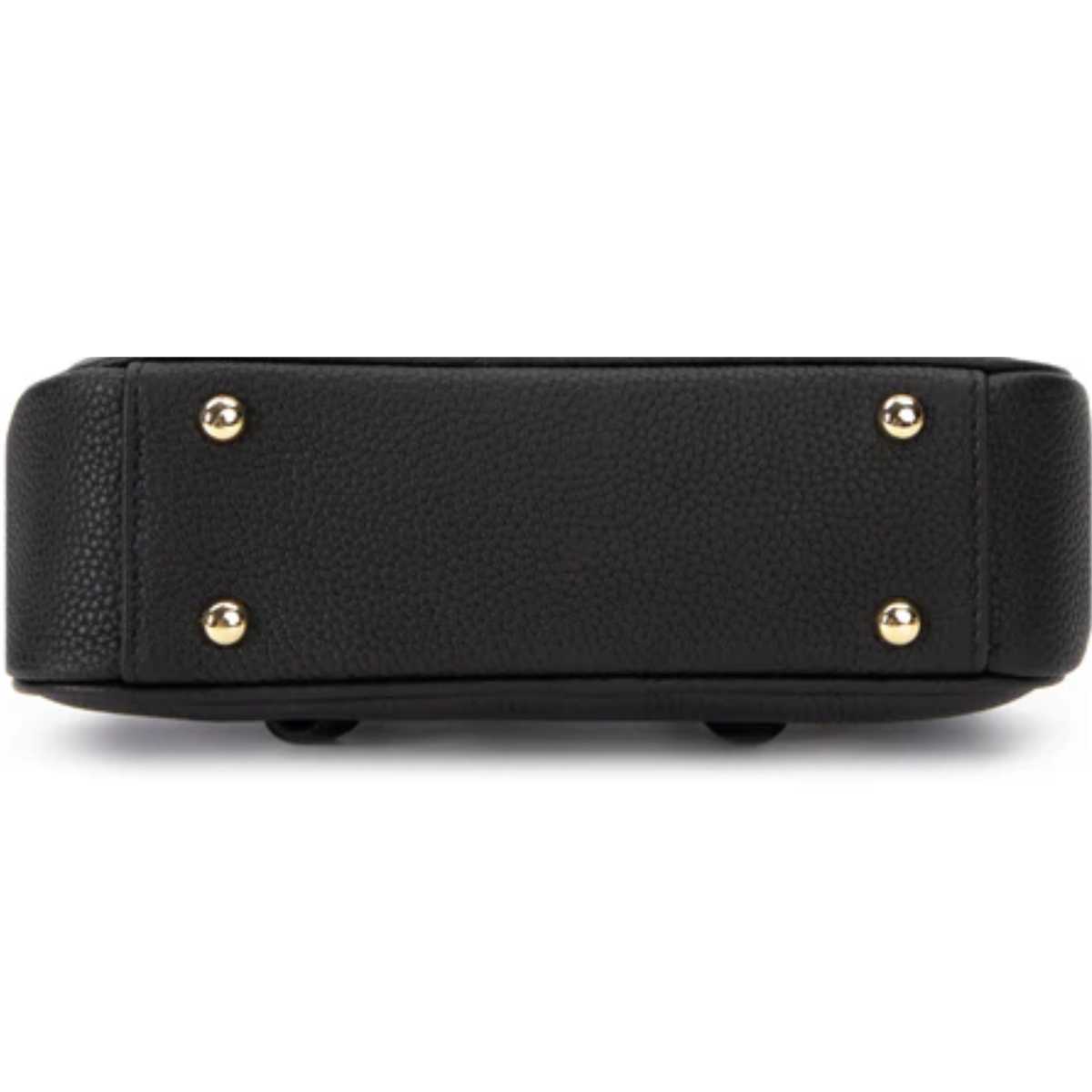 Emporio Armani Business bag in tumbled leather - BLK - Black
