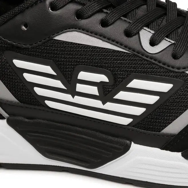 EMPORIO ARMANI EA7 Ace Runner Sneakers Men - BLKWHT - Black/ White / 40 - Shoes