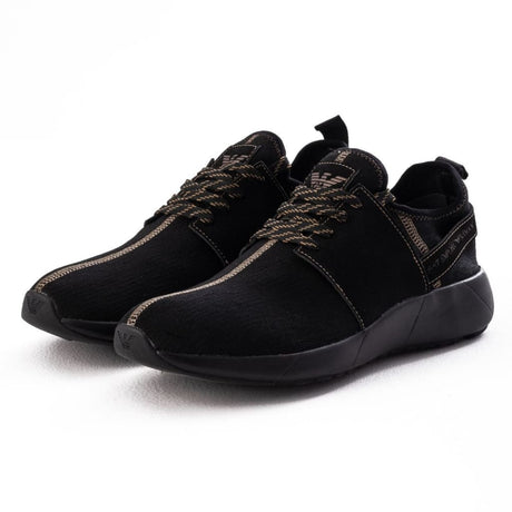 EMPORIO ARMANI EA7 Sports Sneakers Men X8X046-BLK - Black / 41 1/3 - Shoes