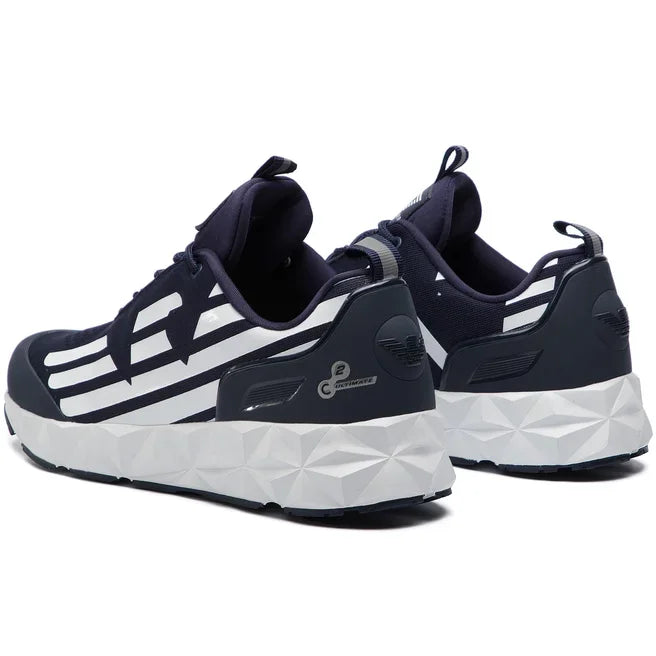 EMPORIO ARMANI EA7 Ultimate Kombat Sneakers Unisex - NVYWHT - Shoes