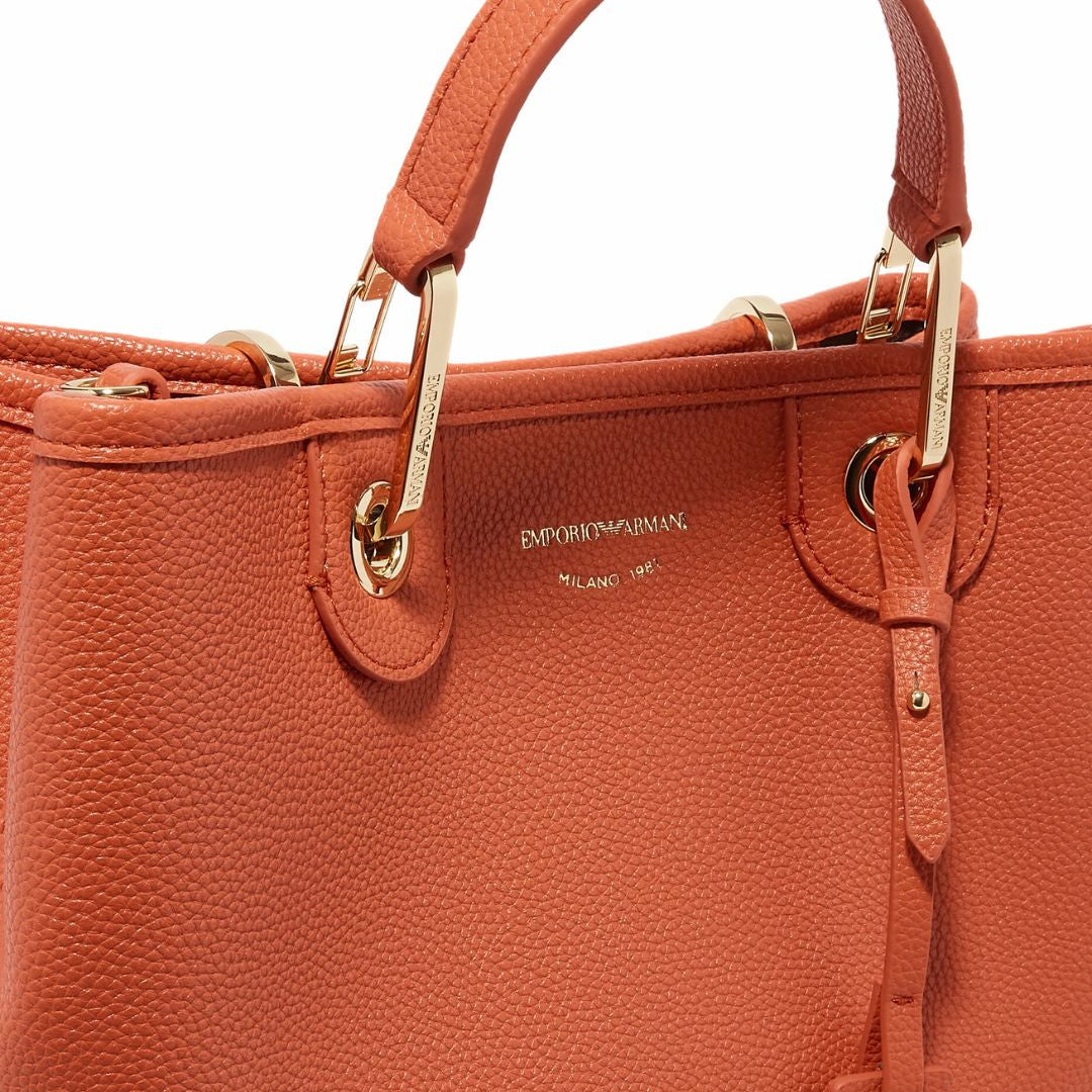 Emporio Armani Logo Medium Tote Bag Y3D166 YFO5B TAN Tan