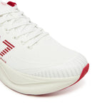 EMPORIO ARMANI Mesh Lace-Up Sneakers X8X245-WHTRED