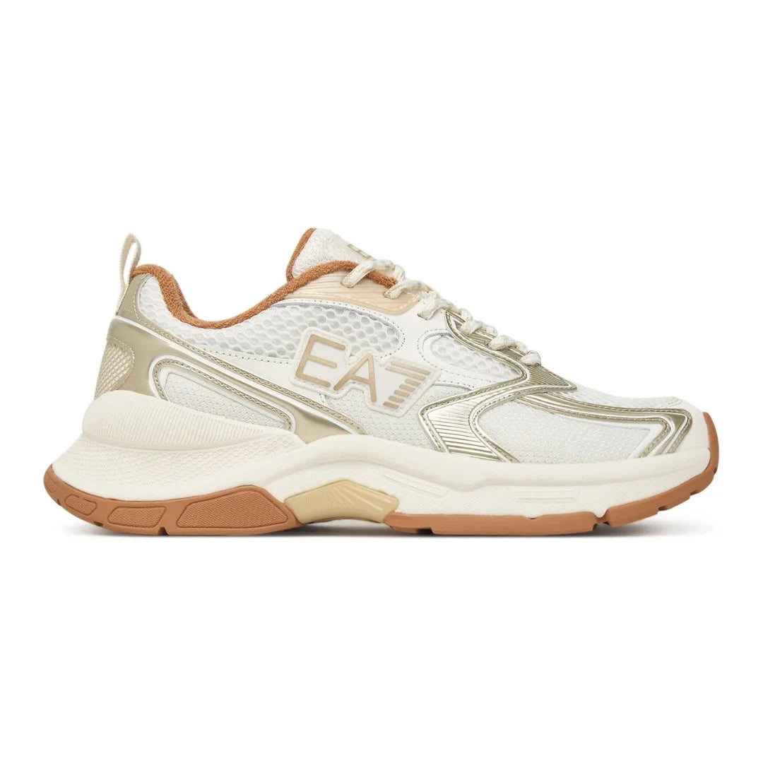 EMPORIO ARMANI Mesh Lace-Up Sneakers X8X249-BEGGLD
