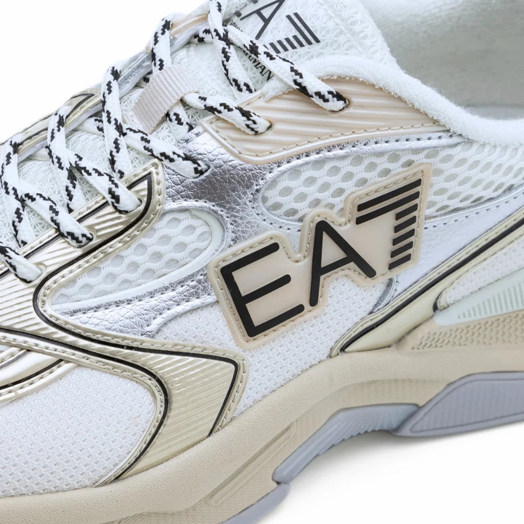 EMPORIO ARMANI Mesh Lace-Up Sneakers X8X249-BEGSLV