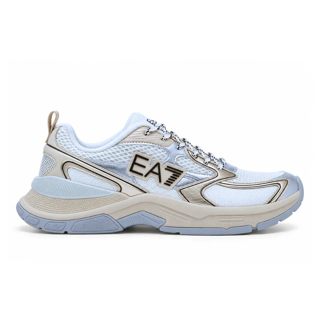 EMPORIO ARMANI Mesh Lace-Up Sneakers X8X249-BEGSLV