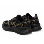 EMPORIO ARMANI Mesh Lace-Up Sneakers X8X249-BLKGLD
